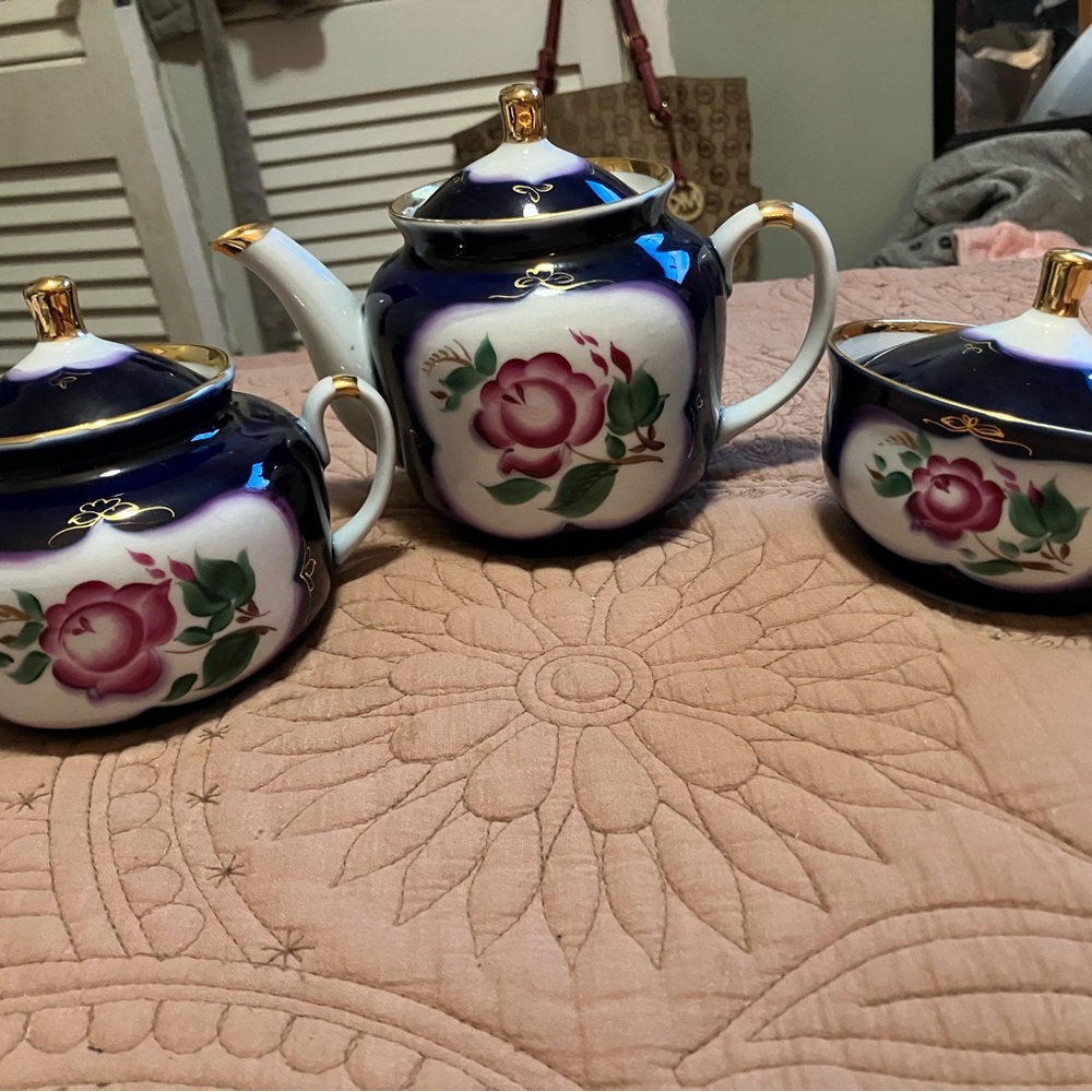 Russian Imperial Porcelain Tea Set